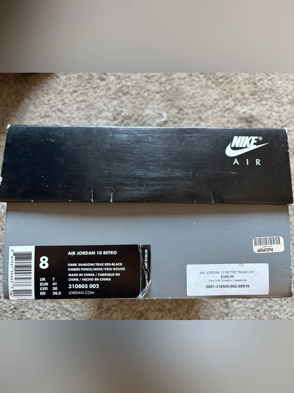 Air Jordan 10 Retro Dark Shadow